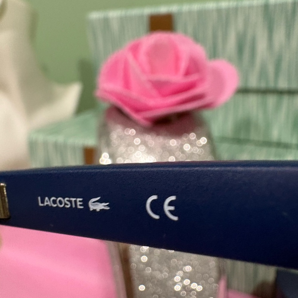 Lacoste Brown Tortoise Eyeglasses Frame - Picture 6 of 10